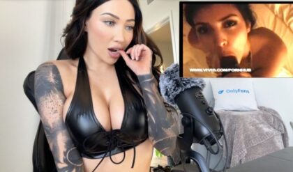 Kim Kardashian Sex Tape ASMR Reaction - Amateur Willow Harper